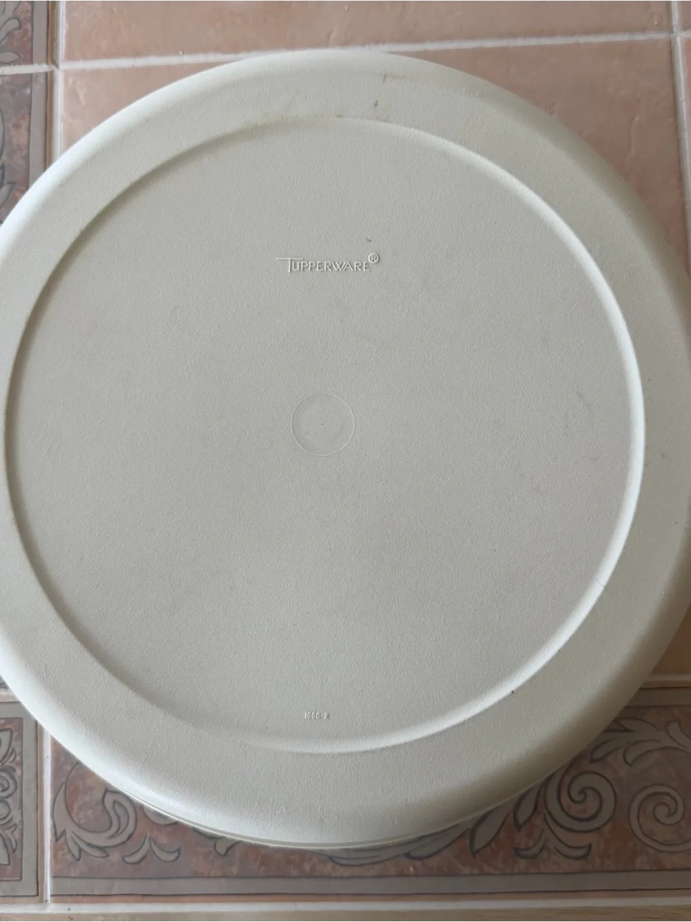 Vintage Tupperware Divided Veggie Platter With Lid
